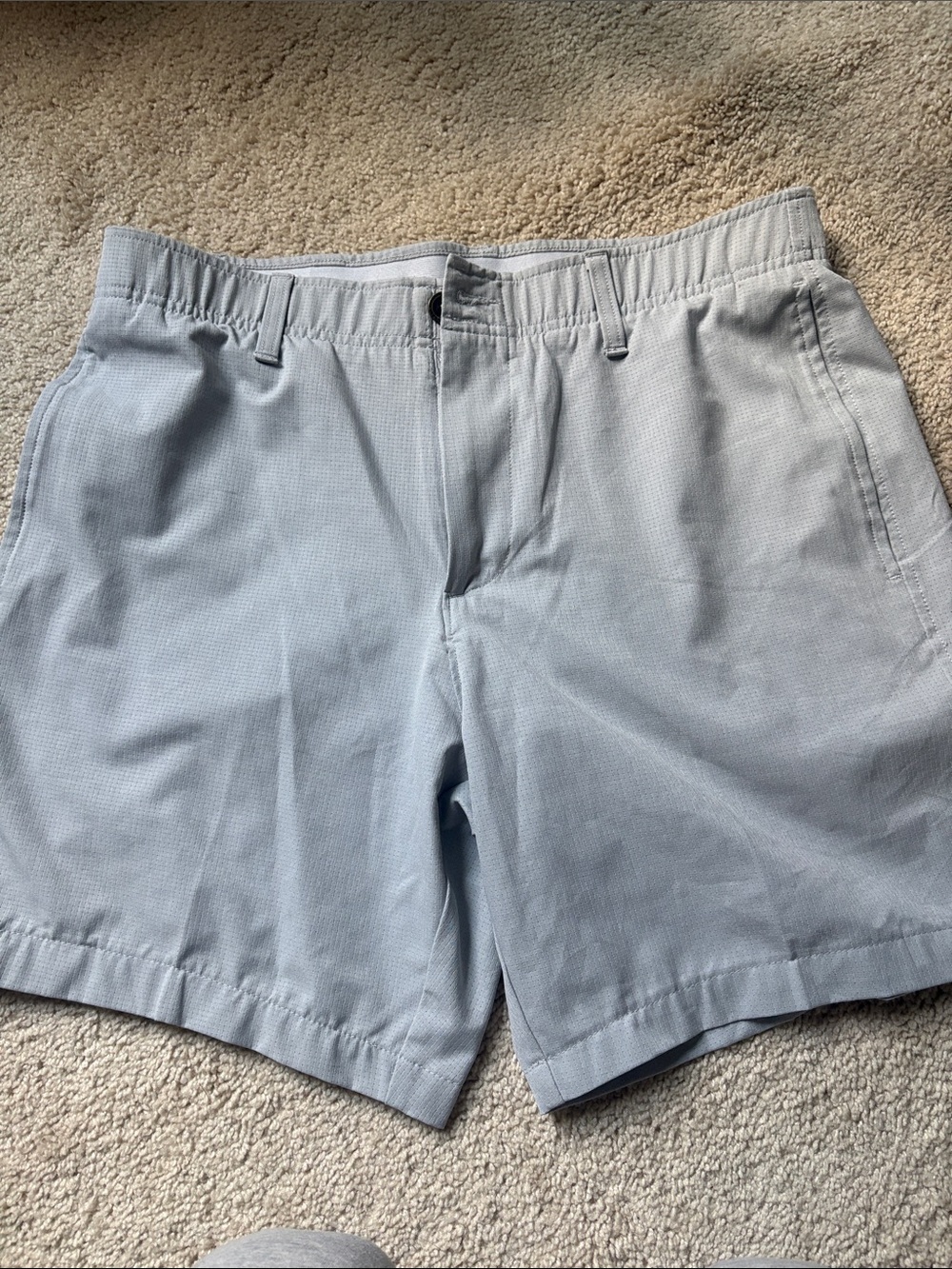 Under Armour Light Blue Athletic Performance Shorts